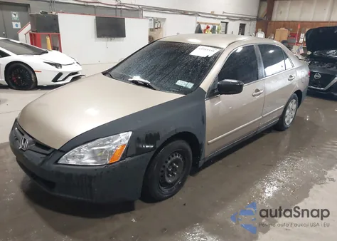 2003 Honda Accord 2.4 Lx из США, поврежденный, VIN 1HGCM56313A141840